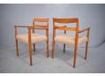 6 dining chairs in teak designed by Nils Jonsson