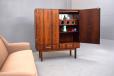 Vinatge rosewood bar cabinet produced by Axel Cristiansen Odder Mobler