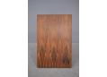 Stunning rosewood grain patterns on Danish side table.