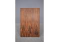 Stunning rosewood grain patterns on Danish side table.