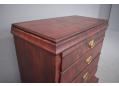 Mahogany 4 drawer antique chest | Biedermeier period - view 4