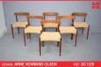 MK200 dining chairs by Arne Hovmand Olsen - Multiple sets available - view 1