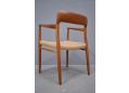 1954 designed teak armchair made by J L Moller, Denmark 