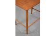 Vintage teak & oak side table by Danish Mobelfabrik - view 7