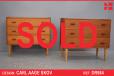 Pair of vintage 3 drawer bedside chests | Carl Aage Skov design - view 1