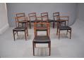 Bernhard pedersen & son produced vintage dining chairs in rosewood from 1965