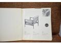 Original catalogue page for the LARS armchair designed by Niels Koefoed