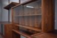 Modular Danish shelving system in vintage rosewood by Prebend Sorensen