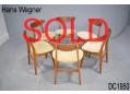 Hans Wegner set of 6 vintage dining chairs | Model CH30