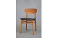 Vintage Hans Wegner design dining chair model 4101 produced by Fritz Hansen