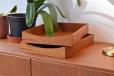 Small vintage teak trays by Danish Mobelfabrik