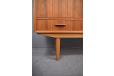 Vintage teak small sideboard cabinet with locking doors - view 5