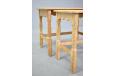 Midcentury oak side tables made in denmark
