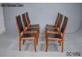 High back Mogens Kold teak dining chairs | Set of 6