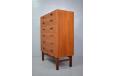 Danish design vintage teak chest of 5 drawer with 2 smaller drawers for sale