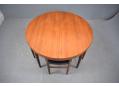 Dinette dining table with 4 chairs, by Hans Olsen for Frem Rojle