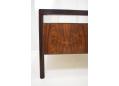 Elegant designed bedframe produced in Denmark mid 1970s using brazilian rosewood