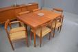 Vintage teak Henry W Klein dining table and chairs set | BRAMIN - view 3