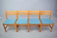 Steffen Syrach-Larsen design set of 4 model J94 dining chairs in oak