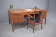 Ole Wanscher style executive desk in rosewood - view 11