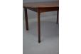 Oval top dining table with stunning vintage rosewood grain