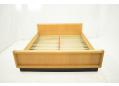 Vintage light oak bedframe to fit king size mattress 170cm W x 200cm L