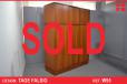 Vintage teak 3 door wardrobe produced by Baekmarksbro Mobelfabrik - view 1