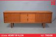 Vintage teak sideboard designed by Henry W Klein for Bramin - view 1