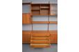 Kai Kristiansen teak 4 bay shelving system produced 1952 by Feldeballes mobelfabrik