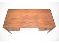 Midcentury Danish rosewood desk with 6 drawers for sale	