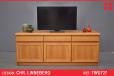 Vintage teak 3 door cabinet produced by Chr. Linneberg - view 1