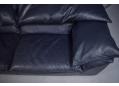 Monza lounging sofa in navy blue leather | Jens Juul Eilersen - view 4