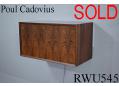 Poul Cadovius drop front bar cabinet | Rosewood