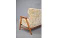 Vintage 2 seat sofa in oak and teak made by Danish Cabinetmaker in the 1950s