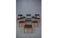 Set of 6 vintage teak dining chairs produced by Dyrlund Smith - view 3