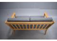 2 seat oak frame sofa model GE265 by Hans Wegner for Getama.