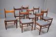 Illum Wikkelsoe vintage rosewood dining chairs | Set of 8 - view 4