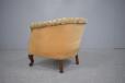 Small Danish design tub chair with floral upholstery