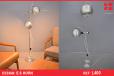 Steel floor lamp made by E.S Horn  - view 1