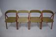 Set of 4 midcentury farstrup dining chairs model 205 