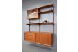 Poul Cadovius 2 bay Cado System with drawers and sliding doors in teak