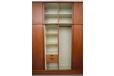 midcentury design vintage teak 4 door wardrobe produced 1960s by Danish Cabinetmaker
