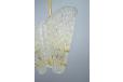 West German ceiling pendant | Pressed crystal shades - view 6