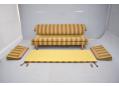 The sofa bed settee can be completely dismantled for easy transport