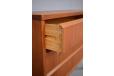 Vintage Danish made teak set of drawers