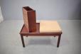 the cabinet and cushion are not fixed to the table and easy to arrange