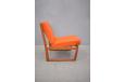 Hvidt & Molgaard midcentury teak easy chair (no arms) with original sprung cushions - view 3