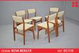 Set of 6 vintage teak dining chairs | Nova Mobler - view 1