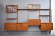 Modular 4 Bay vintage teak shelving system | Prebend Sorensen - view 5