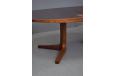 Oval rosewood dining table with pedestal leg | Dyrlund - view 9
